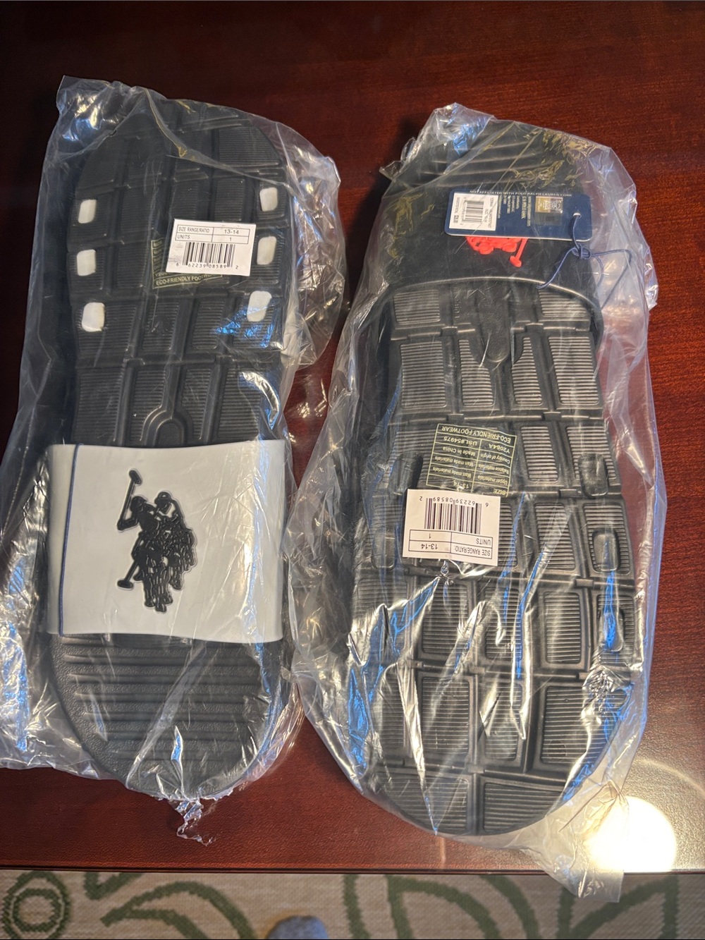 Men's 2 pack US Polo Assn. Slide Sandals